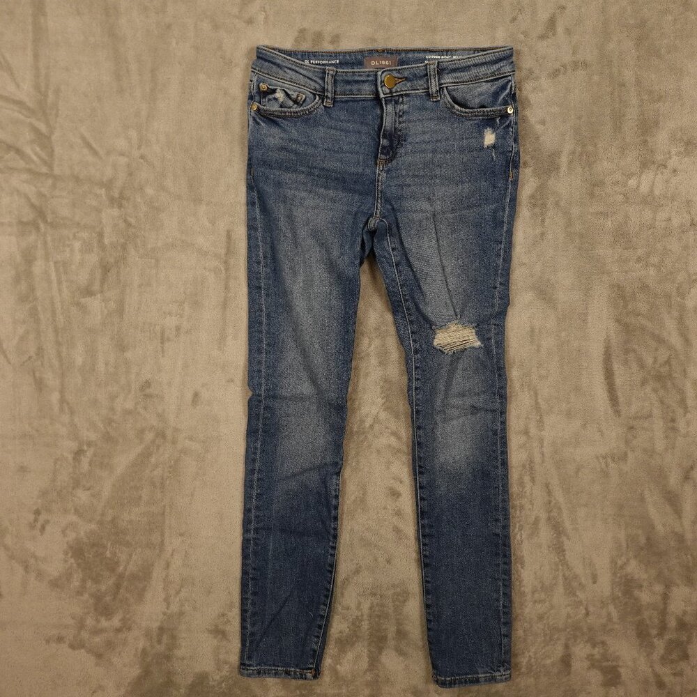 DL1961 jeans Harper Boyfriend Straight girl's 16 blue denim